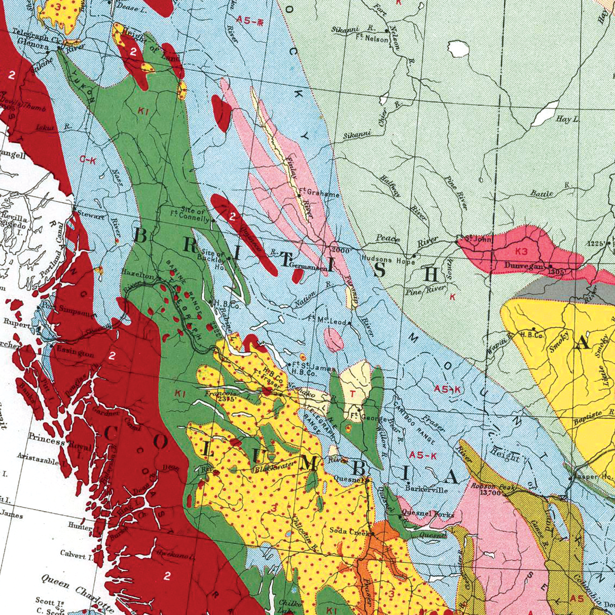 Canada Topographical Map