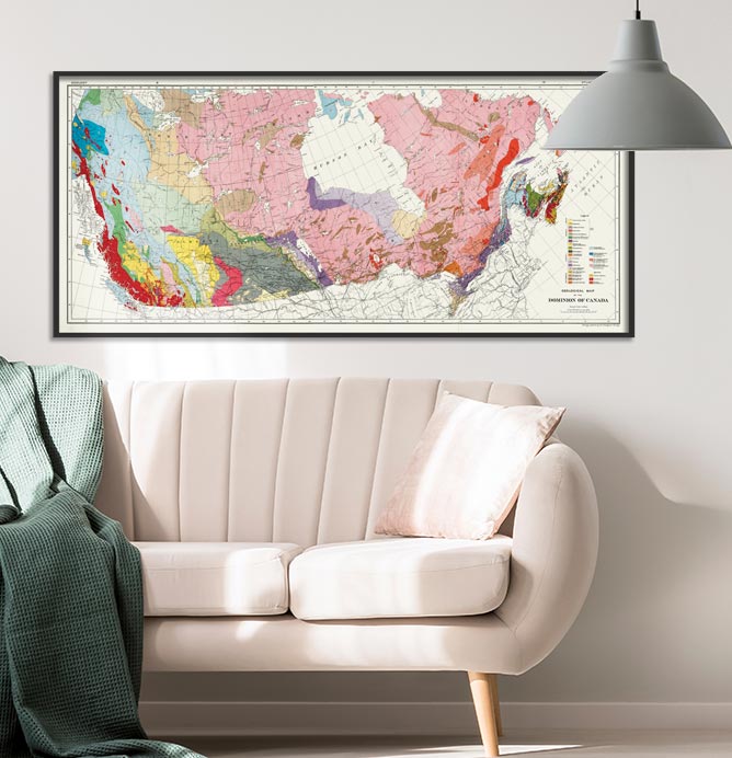 Canada Topographical Map