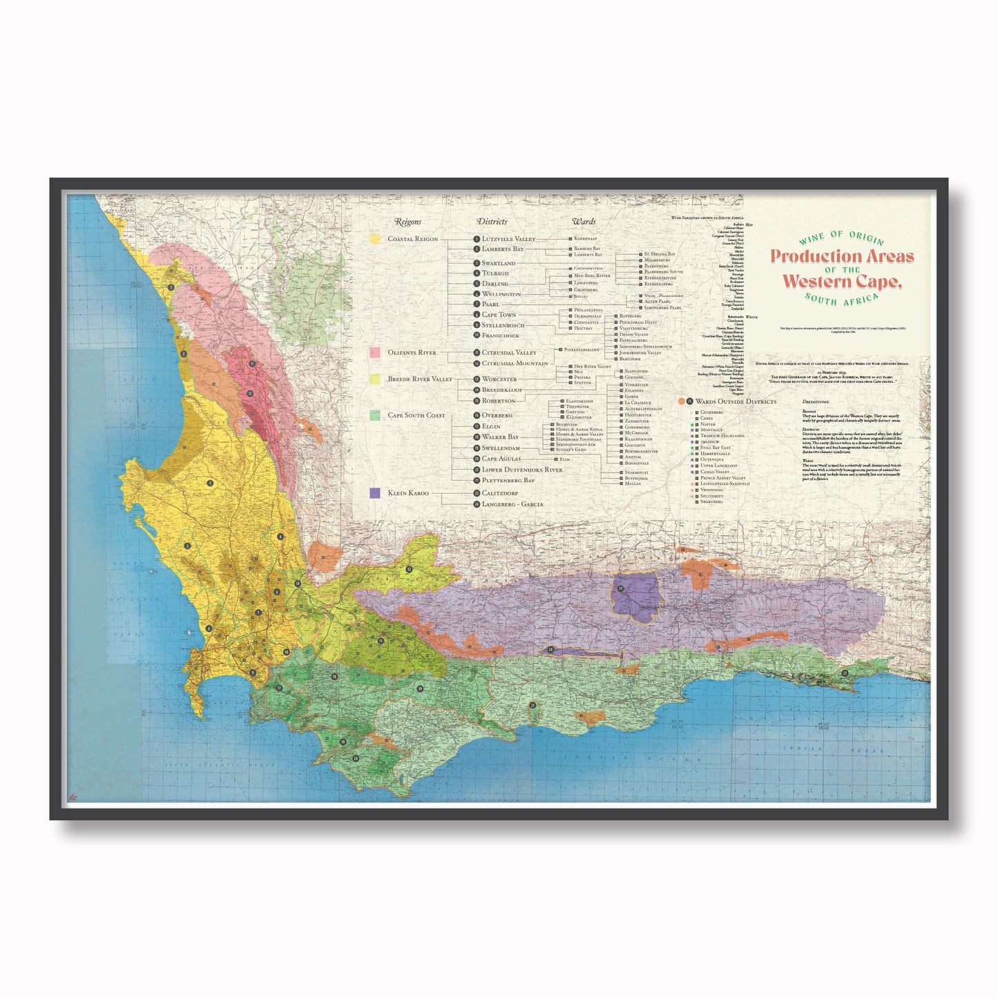 Wine of Origin Map