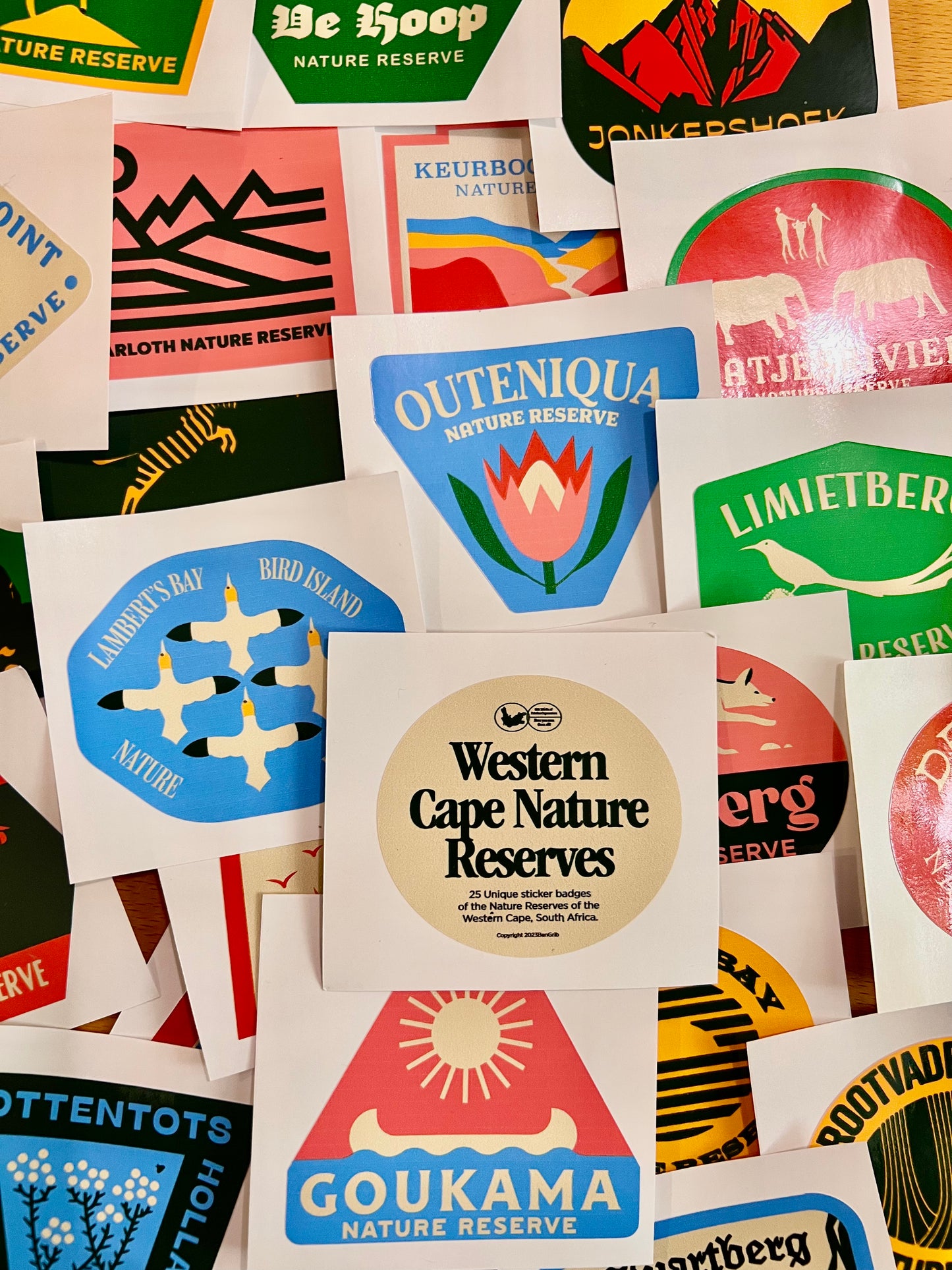 Western Cape Reserve Stickers