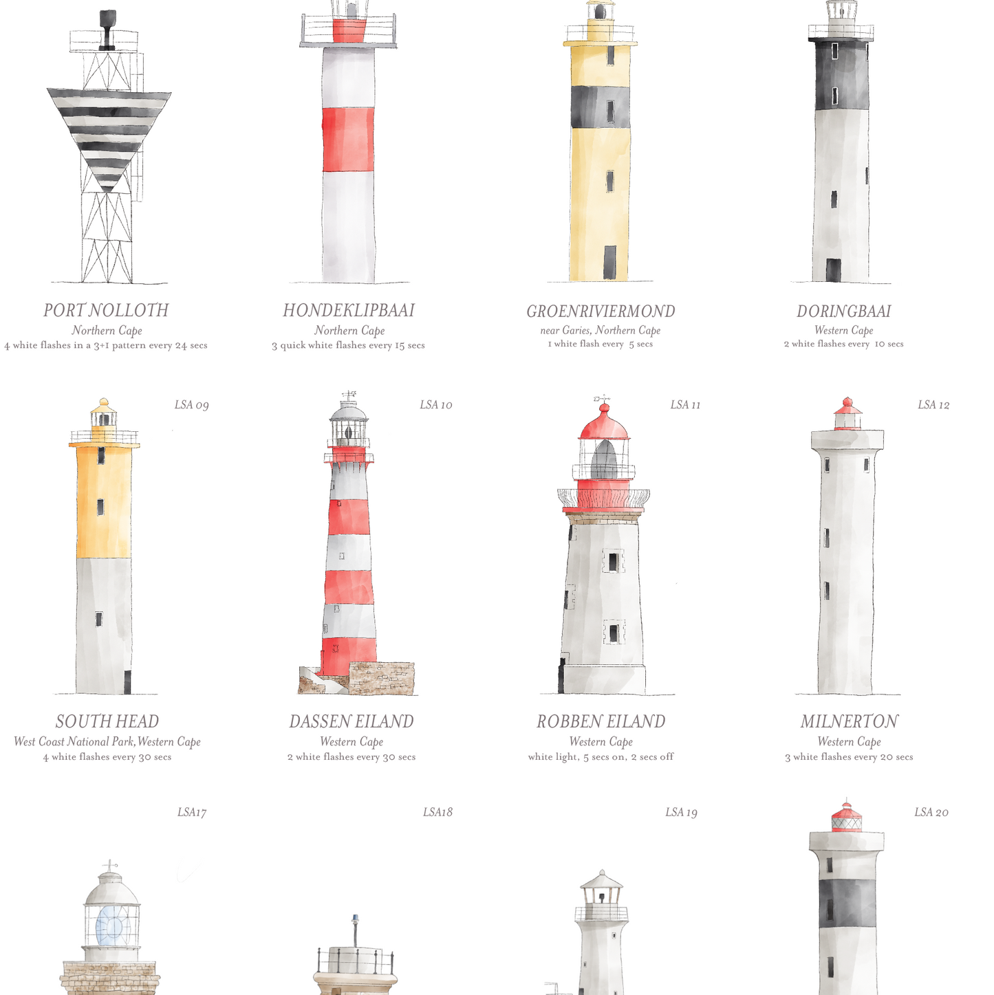 Lighthouses of South Africa