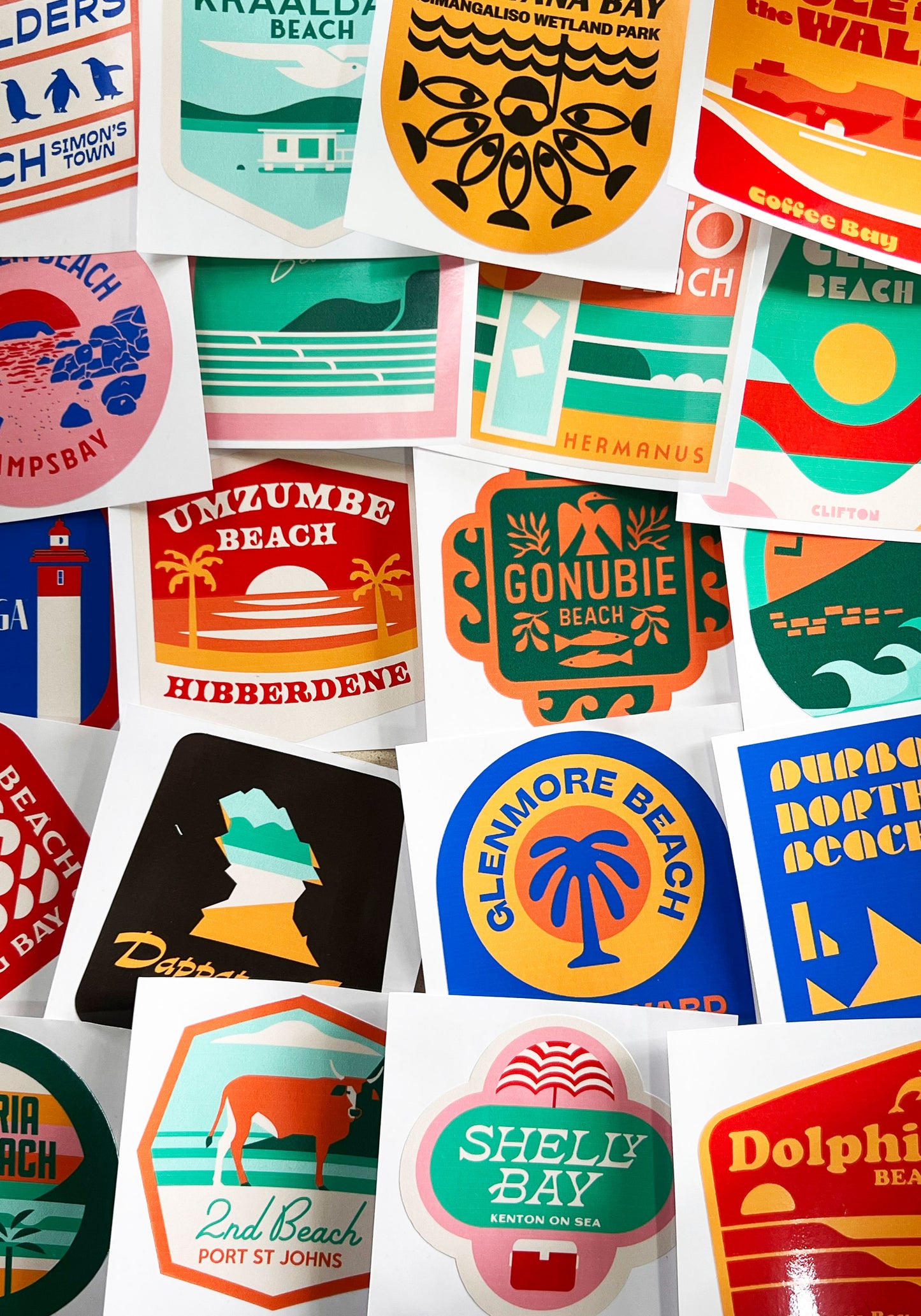 South African Beaches Stickers